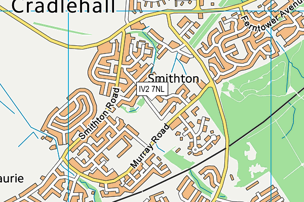 IV2 7NL map - OS VectorMap District (Ordnance Survey)