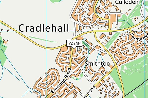 IV2 7NP map - OS VectorMap District (Ordnance Survey)