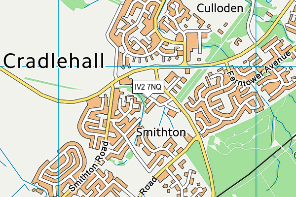 IV2 7NQ map - OS VectorMap District (Ordnance Survey)