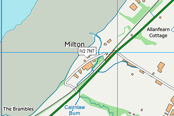 IV2 7NT map - OS VectorMap District (Ordnance Survey)