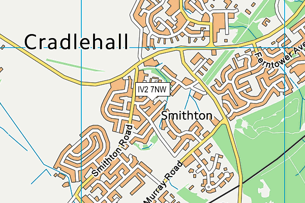 IV2 7NW map - OS VectorMap District (Ordnance Survey)