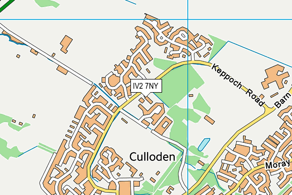 IV2 7NY map - OS VectorMap District (Ordnance Survey)