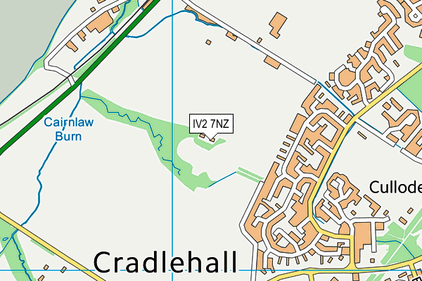 IV2 7NZ map - OS VectorMap District (Ordnance Survey)