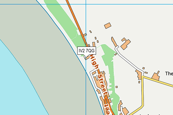 IV2 7QG map - OS VectorMap District (Ordnance Survey)