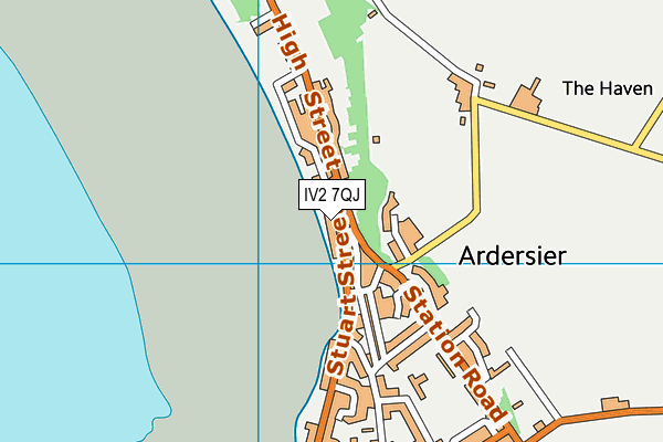 IV2 7QJ map - OS VectorMap District (Ordnance Survey)