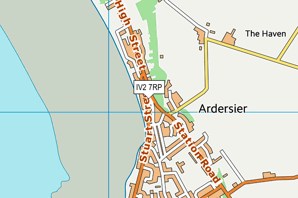 IV2 7RP map - OS VectorMap District (Ordnance Survey)