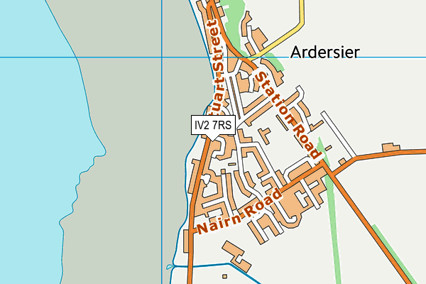 IV2 7RS map - OS VectorMap District (Ordnance Survey)