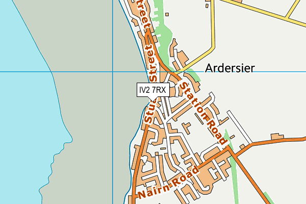 IV2 7RX map - OS VectorMap District (Ordnance Survey)