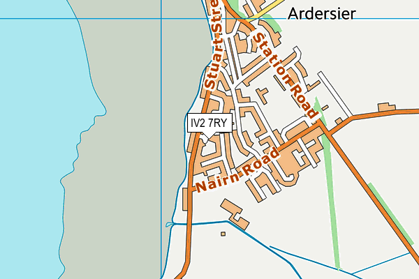 IV2 7RY map - OS VectorMap District (Ordnance Survey)