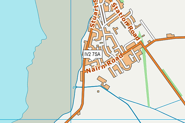 IV2 7SA map - OS VectorMap District (Ordnance Survey)