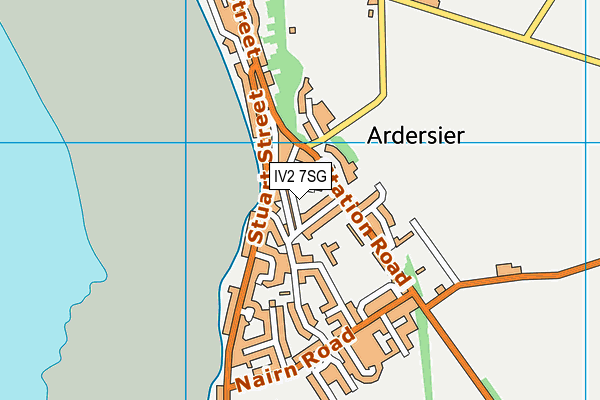 IV2 7SG map - OS VectorMap District (Ordnance Survey)