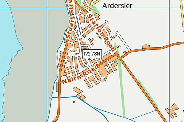 IV2 7SN map - OS VectorMap District (Ordnance Survey)