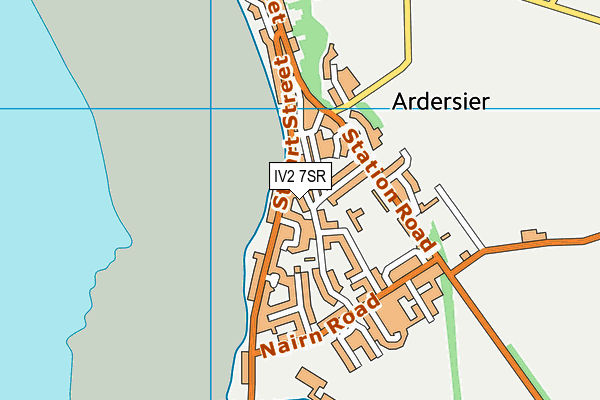 IV2 7SR map - OS VectorMap District (Ordnance Survey)