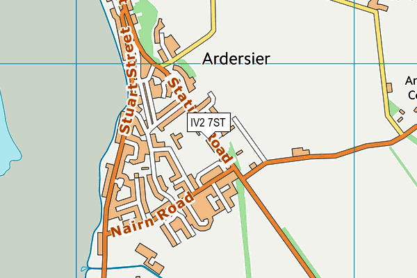 IV2 7ST map - OS VectorMap District (Ordnance Survey)