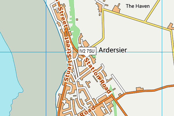 IV2 7SU map - OS VectorMap District (Ordnance Survey)