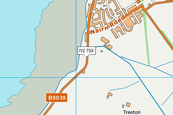 IV2 7SX map - OS VectorMap District (Ordnance Survey)
