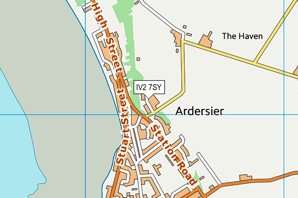 IV2 7SY map - OS VectorMap District (Ordnance Survey)