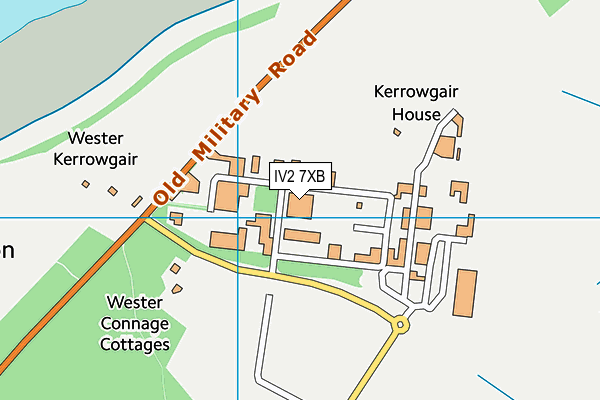 IV2 7XB map - OS VectorMap District (Ordnance Survey)