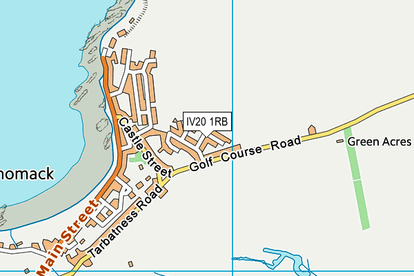 IV20 1RB map - OS VectorMap District (Ordnance Survey)