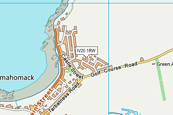 IV20 1RW map - OS VectorMap District (Ordnance Survey)