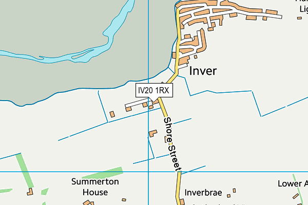 IV20 1RX map - OS VectorMap District (Ordnance Survey)