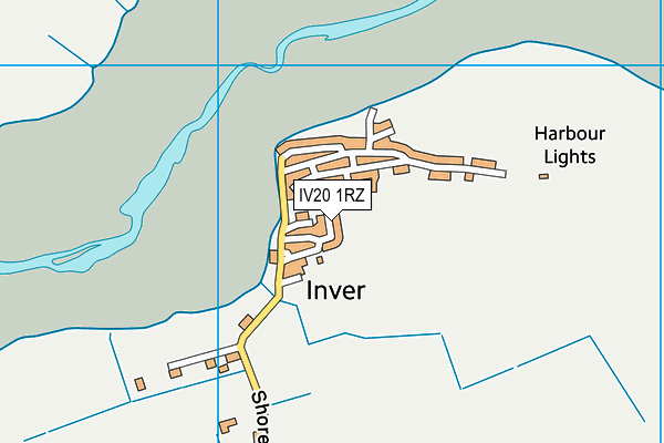 IV20 1RZ map - OS VectorMap District (Ordnance Survey)