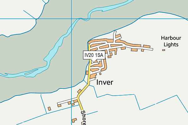 IV20 1SA map - OS VectorMap District (Ordnance Survey)