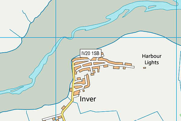 IV20 1SB map - OS VectorMap District (Ordnance Survey)