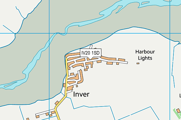 IV20 1SD map - OS VectorMap District (Ordnance Survey)