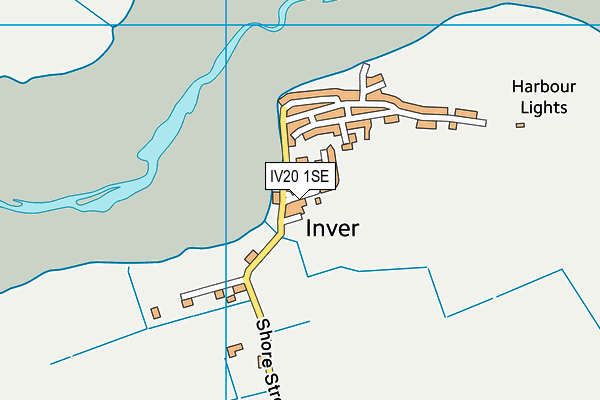 IV20 1SE map - OS VectorMap District (Ordnance Survey)