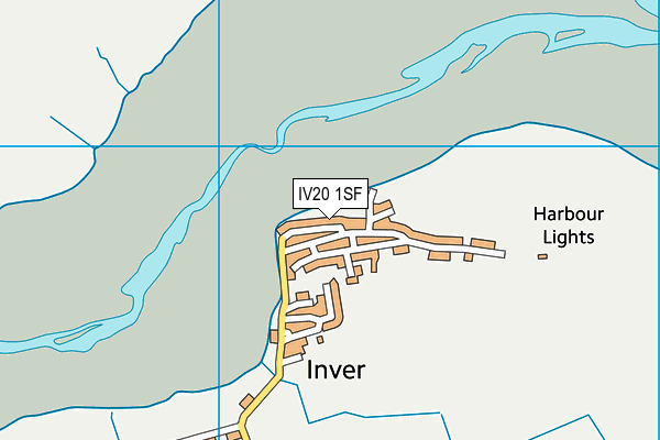 IV20 1SF map - OS VectorMap District (Ordnance Survey)