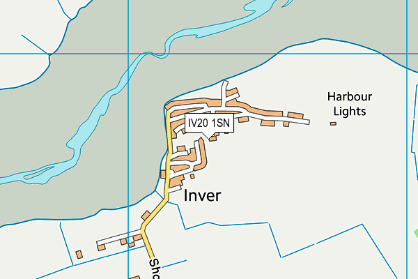 IV20 1SN map - OS VectorMap District (Ordnance Survey)