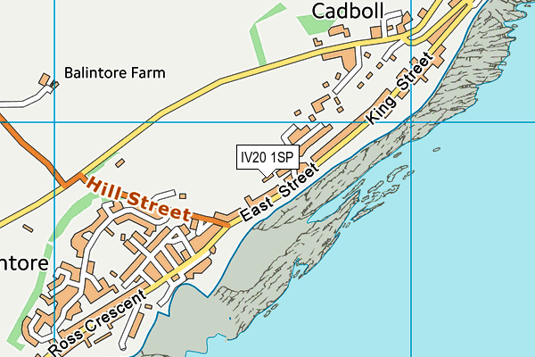 IV20 1SP map - OS VectorMap District (Ordnance Survey)