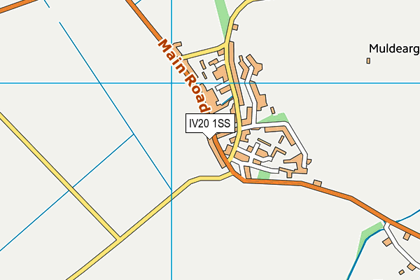 IV20 1SS map - OS VectorMap District (Ordnance Survey)