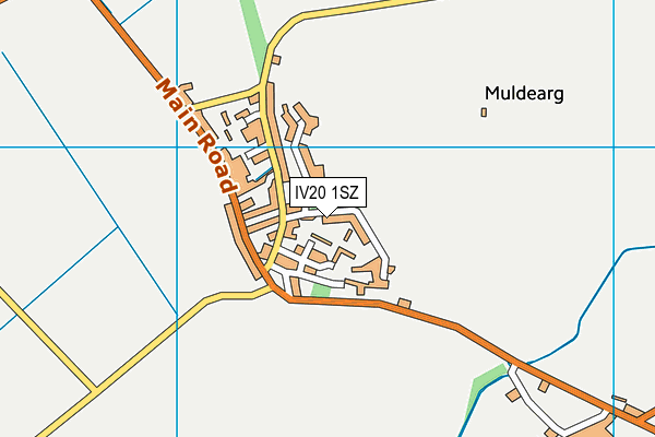 IV20 1SZ map - OS VectorMap District (Ordnance Survey)