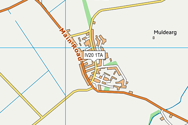 IV20 1TA map - OS VectorMap District (Ordnance Survey)