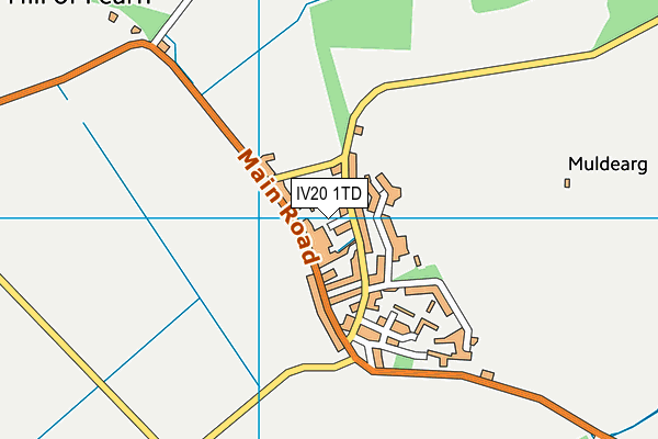 IV20 1TD map - OS VectorMap District (Ordnance Survey)