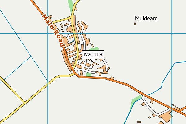 IV20 1TH map - OS VectorMap District (Ordnance Survey)