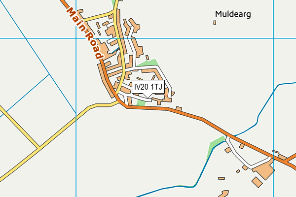 IV20 1TJ map - OS VectorMap District (Ordnance Survey)