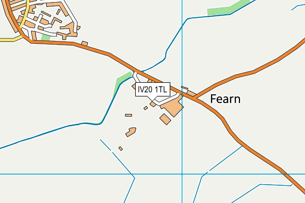 IV20 1TL map - OS VectorMap District (Ordnance Survey)