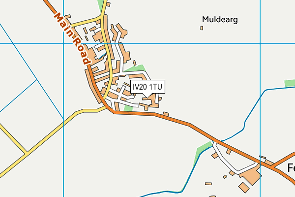 IV20 1TU map - OS VectorMap District (Ordnance Survey)