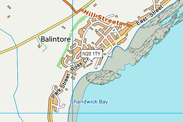 IV20 1TY map - OS VectorMap District (Ordnance Survey)