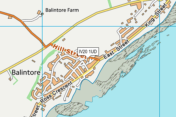 IV20 1UD map - OS VectorMap District (Ordnance Survey)