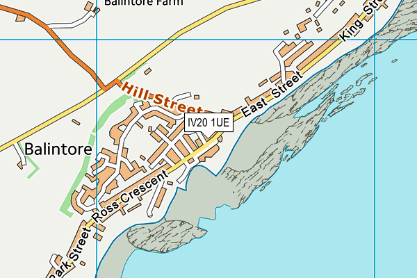 IV20 1UE map - OS VectorMap District (Ordnance Survey)