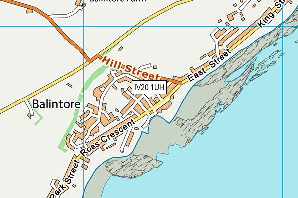 IV20 1UH map - OS VectorMap District (Ordnance Survey)