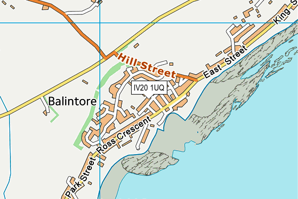 IV20 1UQ map - OS VectorMap District (Ordnance Survey)