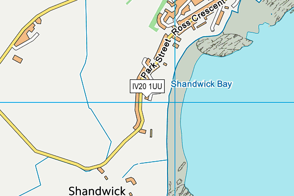 IV20 1UU map - OS VectorMap District (Ordnance Survey)