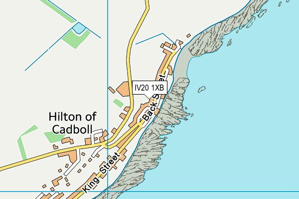 IV20 1XB map - OS VectorMap District (Ordnance Survey)
