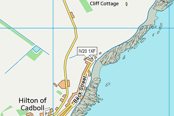 IV20 1XF map - OS VectorMap District (Ordnance Survey)