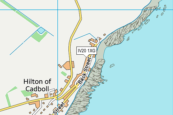 IV20 1XG map - OS VectorMap District (Ordnance Survey)